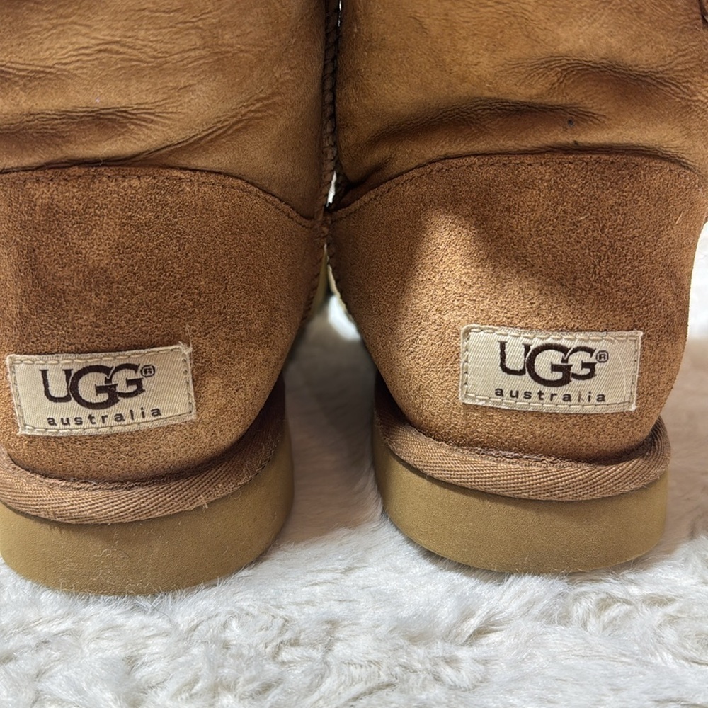 Ugg Bailey Button II Women Chestnut Size 8 - Picture 8 of 13